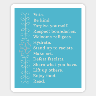 To-Do List for Good People Magnet